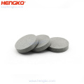 Hengko Mustré de haute qualité de haute qualité Poret Porous SS 316L Filtre d&#39;alcool en acier inoxydable Disc Corrosion Resistance PEM Filtre